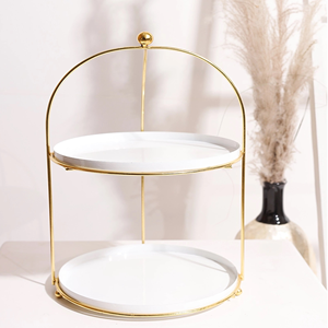 Soporte de pastel hecho a mano de Metal de diseño antiguo para centro de mesa de boda más precioso y lujoso para proveedores mayoristas - Product Image 6