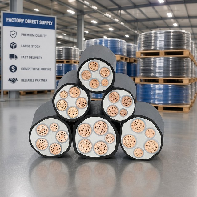 0.6/1kV Low Voltage Power Cable XLPE Insulated PVC Sheathed Copper Conductor for Industrial Power Distribution