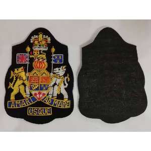 Écussons en tissu brodés à la main de luxe de haute qualité, style nouveau, service OEM - Product Image 4