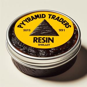 Shilajit resina 100g aluminio estaño negro orgánico Cachemira Himalaya 76% ácido fúlvico suplemento de hierbas naturales de calidad superior - Product Image 3