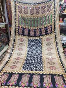 BEAUTIFUL HANDMADE WOMEN MIRROR WORK SHAWLS NEW TRENDY DESIGNS BEAUTIFUL MULTI COLOUR WESTERN STYLE WOMEN SHAWLS - Product Image 2