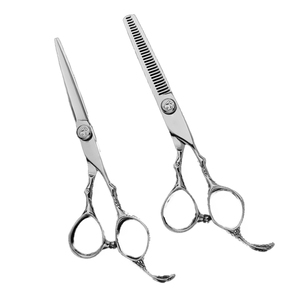 Ciseaux de coiffure professionnels pour barbier, pour droitiers, en acier inoxydable VG10, outil de coiffage pour salon - Product Image 1