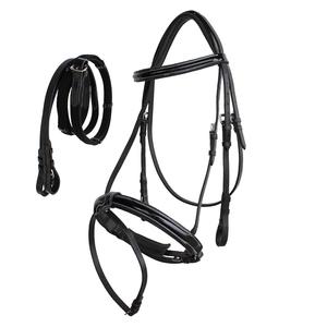 Bride de cheval en cuir véritable Bride de cheval en cuir véritable personnalisée - Product Image 1