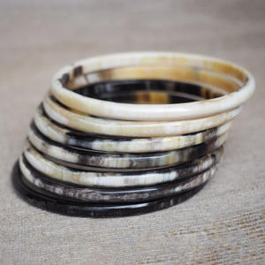 Bracelet bohème en corne bracelet artisanal cornes de buffle bracelets boho bijoux expédition rapide - Product Image 3