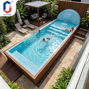 Ready Made Plug and <b>Play</b> Swimming Pool Above Ground Acrylic Pool with Water Filtration System for Home Garden Hotel - Product Image 2