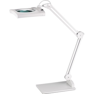 โคมไฟขยายแบบ LED สีขาวพร้อมเลนส์แก้ว ฝาครอบหัวสี่เหลี่ยมขนาด 190.5 มม. พร้อม 7.5? ยืนอยู่ - Product Image 1