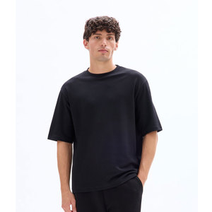 T-shirt d'entraînement basique à manches courtes et col rond, couleur unie, coupe classique, pour hommes grands et corpulents, idéal pour l'été - Product Image 1