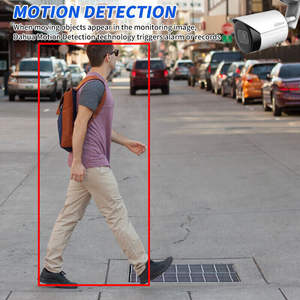 ساعة أصلية 4MP رصاصة بؤرية ثابتة في الهواء الطلق بزاوية واسعة لدعم بطاقة SD ميكروفون مدمج - Product Image 3