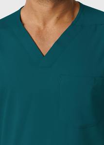 Venta al por mayor nuevo estilo para hombre traje ligero Hospital sin mangas uniforme conjuntos transpirable cuello en V - Product Image 2