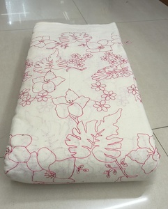 Tissu en coton brodé de qualité supérieure pour costumes féminins, lehengas et kurtis, vêtements ethniques de créateur, vendu au mètre - Product Image 3