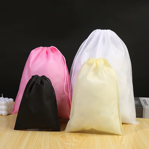 Sacs d'emballage pour chaussures en PP non tissé, écologiques, durables, réutilisables, avec cordon de serrage, pour le voyage, le rangement et la protection contre la poussière - Product Image 6