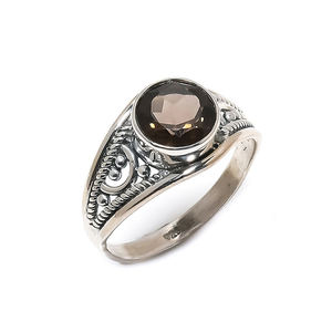 925ทำด้วยมือพลอยบุษราคัมแข็งคุณภาพสูงเครื่องประดับเงินแท้18K ชุบทอง18K - Product Image 3