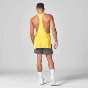 Camisetas sin mangas de algodón 100% para hombre, chaleco deportivo transpirable de verano para Fitness, camiseta sin mangas para culturismo y gimnasio - Product Image 4