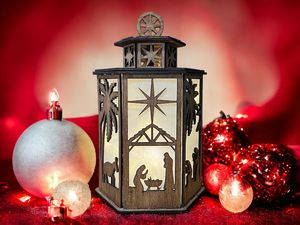 Meilleures ventes de décorations pour arbres de Noël en bois Décorations pour l'esprit des fêtes - Product Image 4