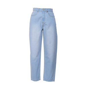 กางเกงยีนส์ขายาวสำหรับผู้หญิงขนาดใหญ่พิเศษใส่สบายกางเกงเอวกลางใส่สบายกางเกง100% พอดีตัวลำลอง - Product Image 4