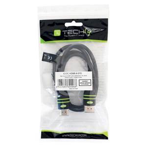 Cable de Audio y Video HDMI 2.0 ICOC de 1m Negro y Verde con 4.010 ICOC Negro y Verde 2.0 para HDMI - Product Image 2