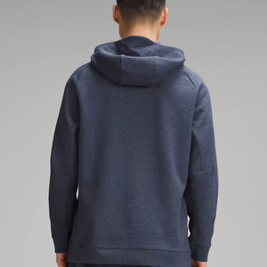 เสื้อฮู้ดฤดูใบไม้ผลิแบบลำลองผ้าถักเนื้อไหล่ปล่อยแบบธรรมดาผ้าฝ้ายยืดได้4ทางโลโก้ออกแบบได้ตามต้องการ - Product Image 3