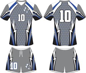 Uniforme de Fútbol Personalizado 100% Poliéster Transpirable de Alta Calidad para Clubes, Impresión de Nombre, Número y Logotipo Frontal, Manga Corta - Product Image 4