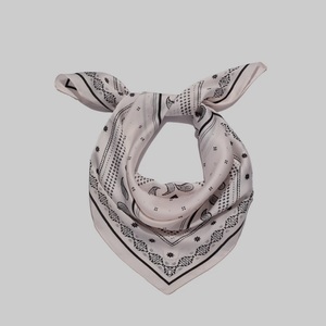 Customize Logo Double Sided Printed Square Cotton Casual <b>Bandana</b> Scarf Lightweight Four Seasons Fashion Headwear - Product Image 6
