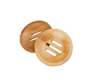 Jabonera y Soporte de Dos Piezas de Madera de Bambú Natural al por Mayor, Ecológicos, con Bandeja de Drenaje y Color Personalizado - Product Image 5