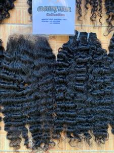 Mechones de pelo rizado birmano vietnamita, cabello humano virgen sin procesar, de alta calidad, 100% - Product Image 6