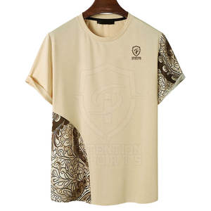 Bajo MOQ Estilo único Hombres Camisetas Ropa de verano Hombres Camisetas Logotipo personalizado Impresión Hombres Camisetas - Product Image 1