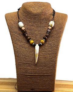 Collar de Eslabones Gruesos para Mujer, Cadena de Cuerno de Búfalo Real, Artesanía Natural Sostenible, Accesorios de Moda, Venta Al por Mayor - Product Image 3