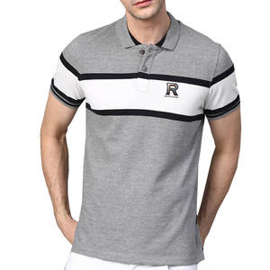 Camiseta Polo para Hombre, Uso Diario, Cómoda, de Algodón Suave, Camiseta Polo de Negocios para Hombre, Clásica, de Algodón, Manga Corta - Product Image 1