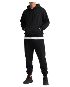 Chándales para hombre, conjunto de 2 piezas con capucha y pantalones de chándal, chándal de lana, traje de jogging Atlético informal para hombre - Product Image 1