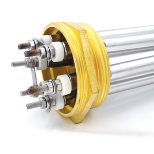 <span class=keywords><strong>Calentador</strong></span> de Inmersión Personalizado de Acero Inoxidable con Conexión Roscada y Brida de 240V 440V 3KW 6KW 1-1/4" 1-1/2" para Calderas Industriales de Calentamiento de Agua - Product Image 4
