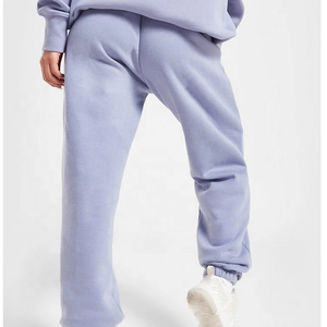 Chándal de lavado ácido de algodón puro para mujer Chándal de moda de manga larga transpirable de peso pesado para mujer - Product Image 2