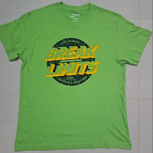 เสื้อยืดผ้าคอตตอนสำหรับผู้ชายเนื้อผ้านุ่มระบายอากาศได้ดีสวมใส่สบายย้อมสีเข้มสำหรับดีไซน์คลาสสิกแบบลำลองดูว่างเปล่า