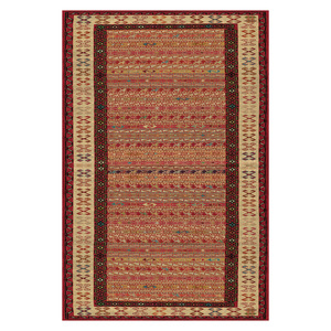 <b>RUGS</b> DEPOT LXDP-0719 Wholesale Red Burgundy Bohemian Tribal Digital Printed Machine Washable Chenille Area <b>Rug</b> <b>Non</b> <b>Slip</b> - Product Image 1