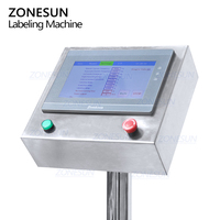 ZONESUN – autocollant adhésif pour bouteille de baume à barbe, boîte plate, étiqueteuse supérieure et inférieure, Double face, Machines d'étiquetage pour sacs, ZS-TB602