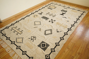 Manufacturer Direct Kilim Handwoven <b>Runner</b> Rugs Cultural Essence Art Heritage Tapestry at Wholesale Prices - Product Image 4