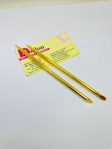 Dorlon Poussoir à cuticules en acier inoxydable à double extrémité 5.5 "Durable Ongles Orteils Polonais Eplucheur Personnalisable Durable - Product Image 2