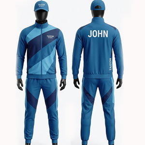 Traje de Entrenamiento para Hombre Premium 220 GSM Poliéster Spandex Transpirable de Secado Rápido Verde Oscuro con Panel de Contraste en las Mangas y Logotipo Personalizado por Sublimación - Product Image 3