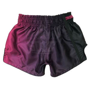 Pantalones Cortos de Muay Thai al por Mayor, Ropa Deportiva para Hombre, Spandex/Poliéster, Secado Rápido, Ligeros, Logotipo Personalizado en la Parte Delantera, para Entrenamiento de MMA y Kick Boxing - Product Image 2