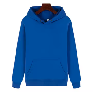 Sudadera con capucha de alta calidad con logotipo personalizado, de tejido de punto de poliéster/algodón ecológico, corte regular, con cremallera y efecto desgastado. - Product Image 3