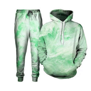 Créez vos propres survêtements en molleton pour l'hiver, sublimation ou lavage à part, logo personnalisé, sweats à capuche et pantalons de survêtement, ensemble jogger unisexe - Product Image 3