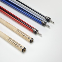 Promotion : Queue de billard P3 en bois d'érable, joint central en acier inoxydable, pointe large durable, 1/2, pour billard, snooker, nine-ball, Predator