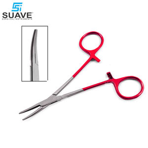 ที่จับสีแดงคุณภาพสูงสุดผลิตภัณฑ์มาใหม่โรงงานอัตราคีมผ่าตัดเหล็กโดย SUAVE เครื่องมือผ่าตัด - Product Image 2