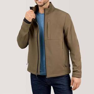 Chaquetas Softshell para Hombre de Alto Impacto, Cuello Alto de Lona, Resistentes al Viento, 100% Algodón, Servicios ODM, Gran Venta - Product Image 1