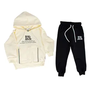 Good prices boys' hoodie & pants set 2-thread footer fabric product of Uzbekistan wholesale prices