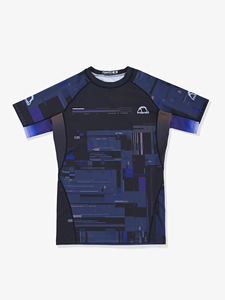 Camiseta de Compresión de Manga Corta Personalizada para Hombre de MMA con Spandex/Poliéster, Tejido de 220g - Bright Way International - Product Image 3