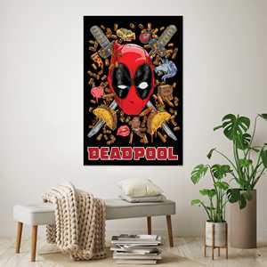 Póster de Marvel de Deadpool Chimichanga, Gráfico Impreso Digital para Uso Decorativo - Product Image 5