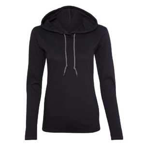 T-shirt à capuche à manches longues pour femme, en coton biologique, respirant et durable, de Style moderne - Product Image 6