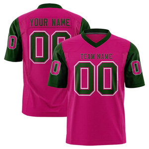 Ensemble de maillot de football américain personnalisé en tissu polyester léger et performant pour adultes, séchage rapide - Product Image 5