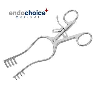 Retractor NORFOLK NORWICH Autoestático de Acero Inoxidable para Cirugía Ortopédica, 220 mm, 8.34\", 4x5 Puntas, Trinquete, para Heridas - Product Image 5