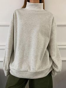 Lupin feutre Super qualité élégant imprimé tricoté hommes femmes coton sweats respirant hiver mode vente en gros - Product Image 5